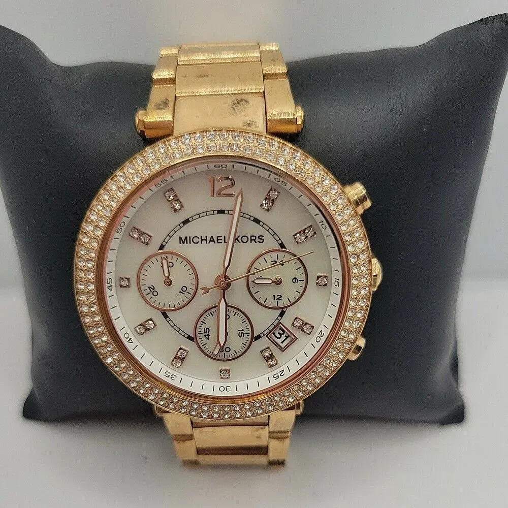 Michael Kors Parker MK5784 Women Stainless Steel Analog Dial Quartz Watch AM402